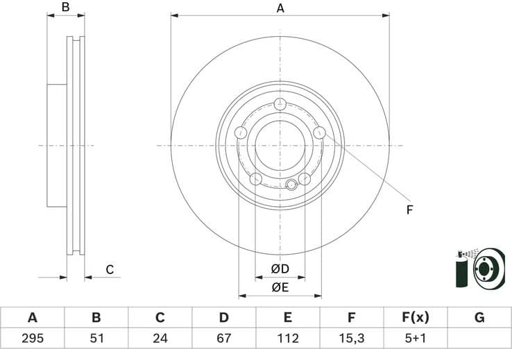 Brake Disc 0 986 479 H74