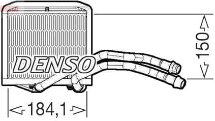 Heat Exchanger, interior heating DRR09102