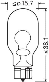 Osram Bulbs W16W 12V W2,1X9,5D BLI2DK 2vnt - 921-2BL - image 2