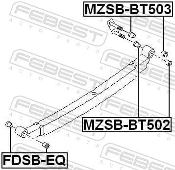 Bushing, leaf spring FDSB-EQ - image 2