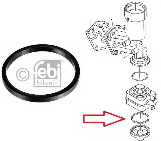 Gasket oil cooler 18778