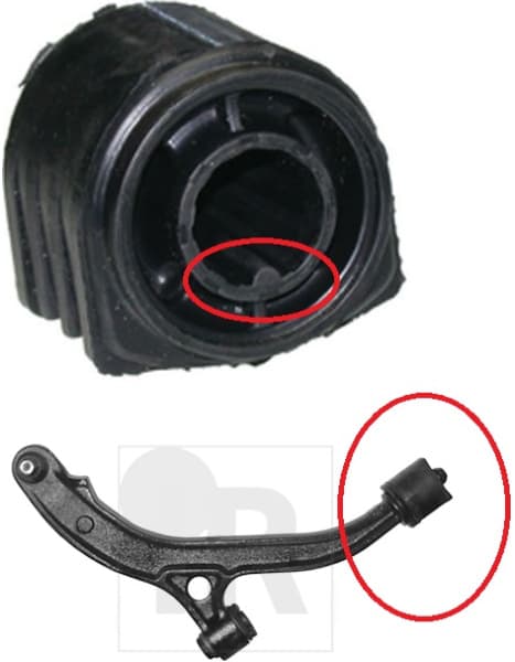 Silentblock front axle 87-05236