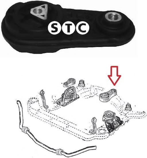 Mounting engine T404629 - image 3