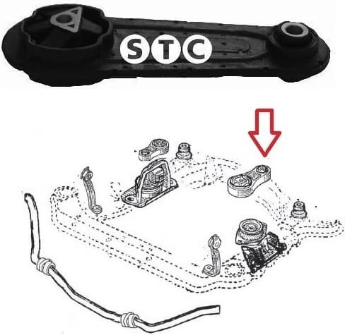 Mounting engine T404632 - image 3