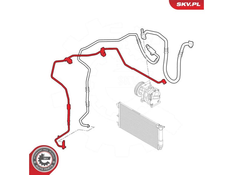 High-pressure Line, air conditioning 43SKV532 - image 4
