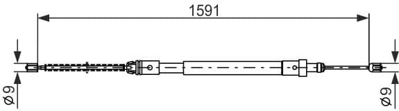 Cable Pull, parking brake 1987477580 - image 5