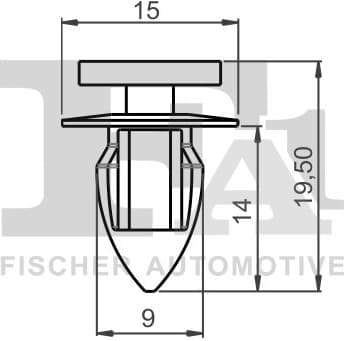 Clip, trim/protection strip 22-40012.5 - image 2