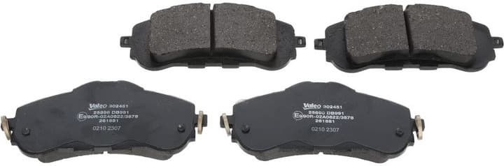 Brake Pad Set, disc brake ESSENTIAL 302451