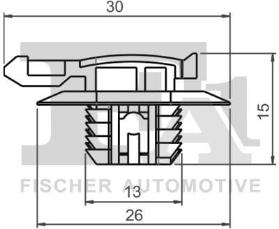 Clip, trim/protection strip 21-40036.10 - image 2