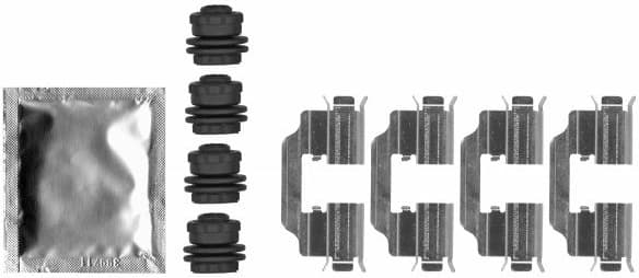 Accessory Kit, disc brake pad 82548400