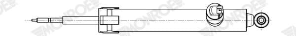 Shock Absorber Monroe RideSense Electronic Suspension C1526L - image 2