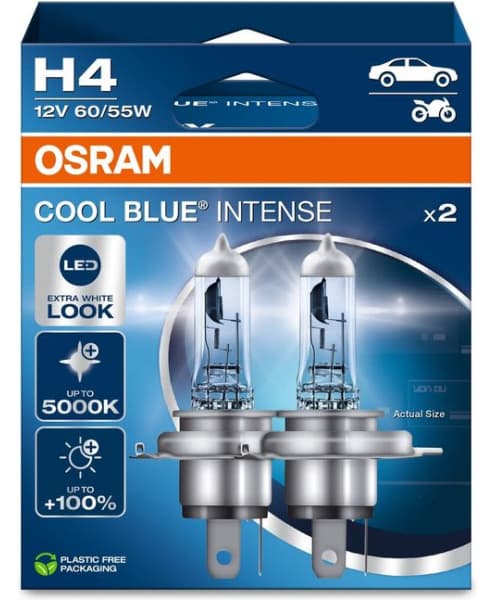Osram Bulbs H4 12V CoolBlue Intense NextGen kompl. 2vnt - Autoera
