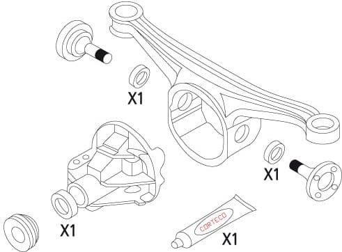 Gasket Set, differential 19535861 - image 3
