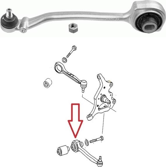 Arm front suspension 29593 02
