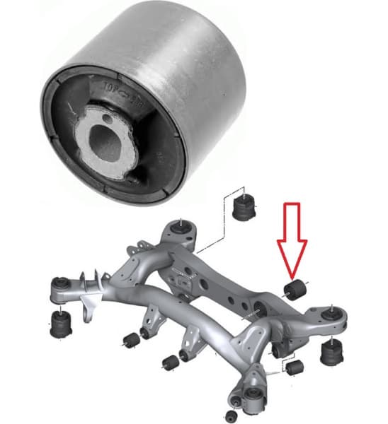 Differencial bushing mounting 25927 01