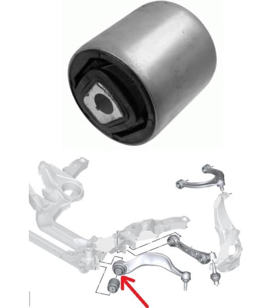 Silentblock front axle 35388 01