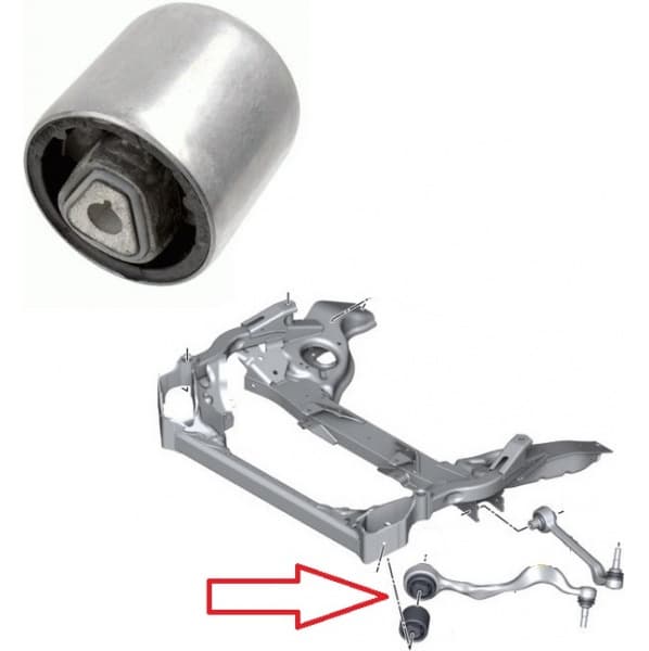 Silentblock front axle 00088783