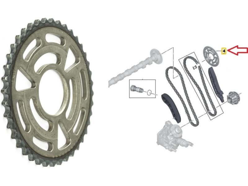 Camshaft gear sprocket 11317797514 - image 2