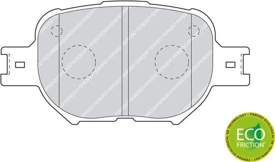 Brake pads front, Top Quality FDB1528