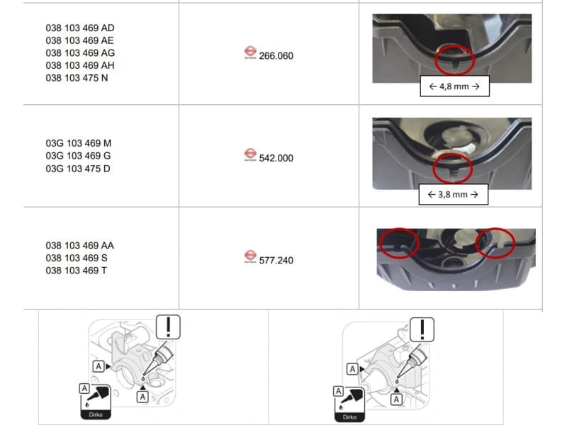 Gasket valve cover 577.240 - image 2