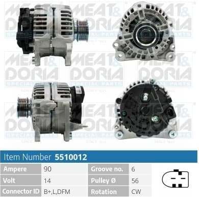 Alternator 5510012