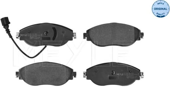 Brake Pad Set, disc brake MEYLE-ORIGINAL: True to OE. 025 247 3820
