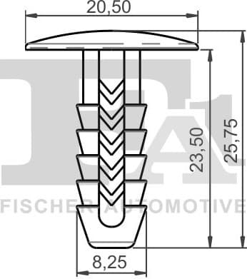 Clip, trim/protection strip 33-10020.10 - image 2