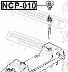 Gasket, cylinder head cover NCP-010 - image 2