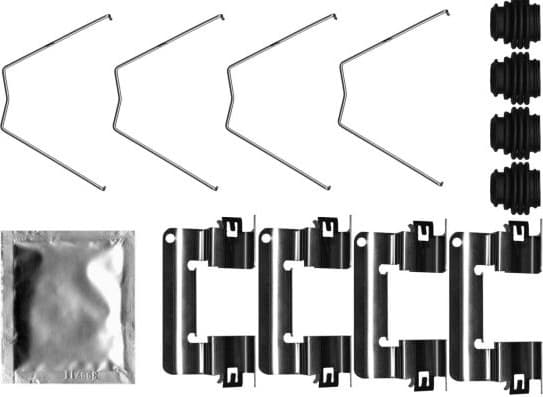 Accessory Kit, disc brake pad 82552100