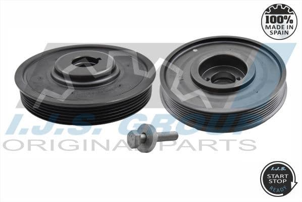 Belt Pulley Set, crankshaft Technology & Quality, Made in Spain 17-1085SET - image 2