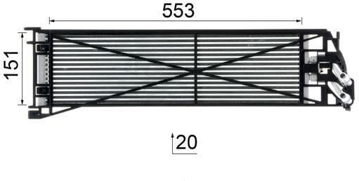Oil Cooler, automatic transmission BEHR *** PREMIUM LINE *** CLC 306 000P - image 11