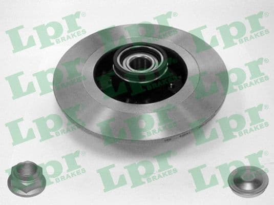 Brake disc with bearing R1031PCA