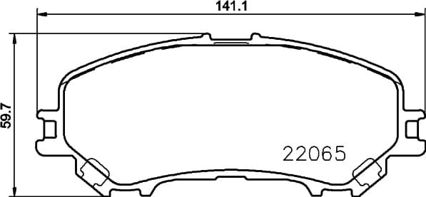 Brake pads front, Top Quality FDB4843 - image 3