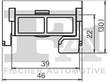 Clip, trim/protection strip 22-40037.10 - image 2