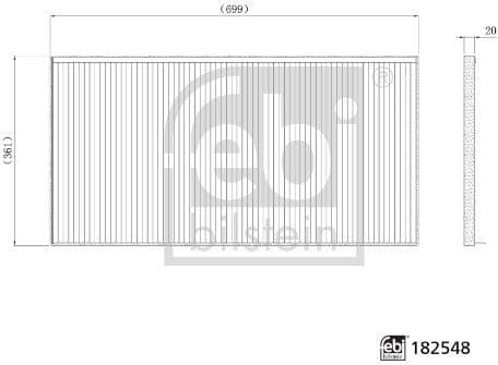 Filter, cabin air 182548 - image 3