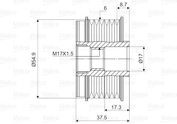 Alternator Freewheel Clutch VALEO NEW SPARE PART 588087 - image 4