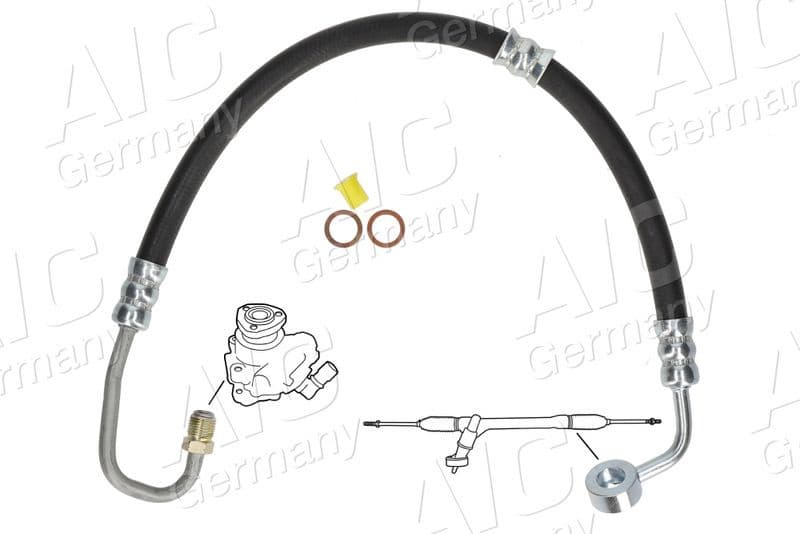 Hydraulic Hose, steering Original AIC Quality 58590 - image 3
