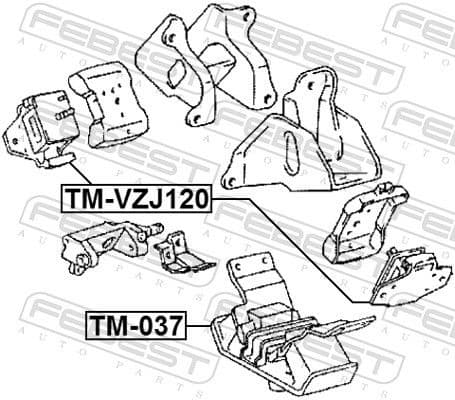 Mounting, engine TM-VZJ120 - image 2