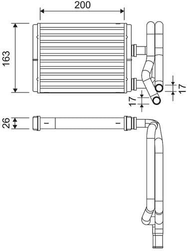 Heat Exchanger, interior heating 811577