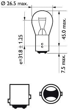 Bulb LongLife EcoVision 12499LLECOB2 - image 3