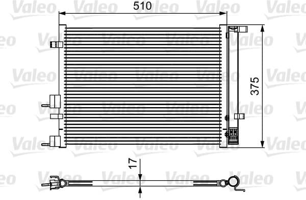 Condenser, air conditioning 814435 - image 2