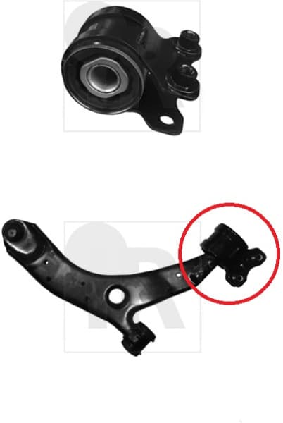 Silentblock front axle 87-01109