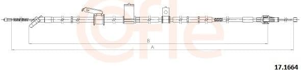 Cable Pull, parking brake 92.17.1664