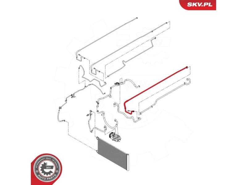 High/Low-pressure Line, air conditioning 54SKV618