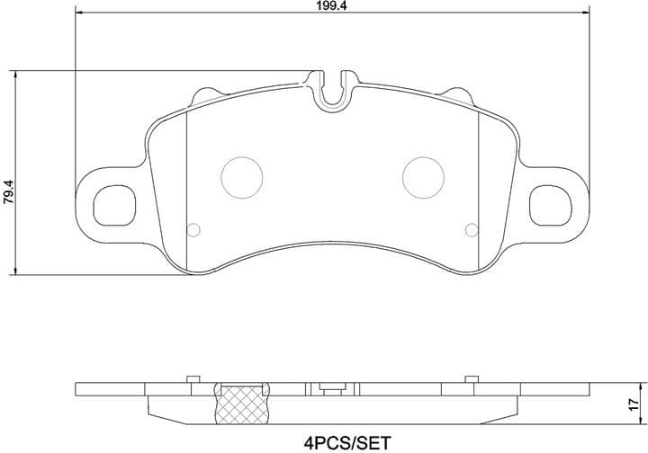 Brake Pad Set, disc brake PRIME LINE P 65 041