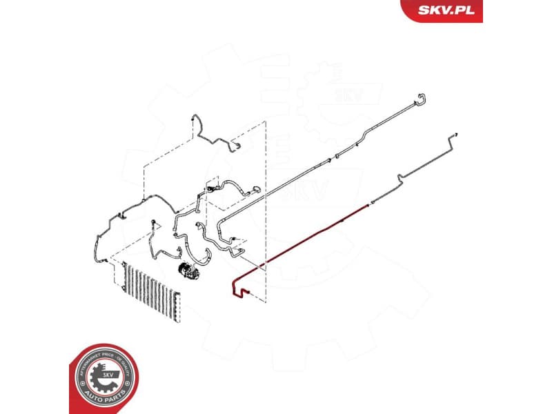 High-pressure Line, air conditioning 54SKV697