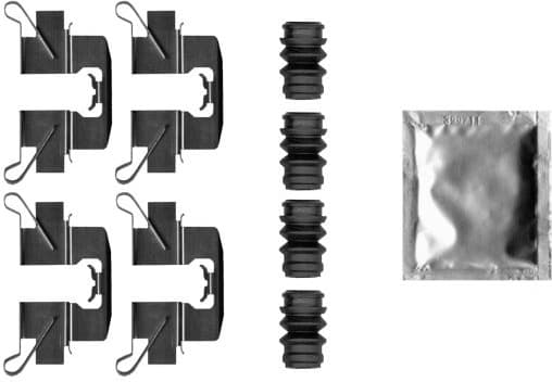 Accessory Kit, disc brake pad 82550900