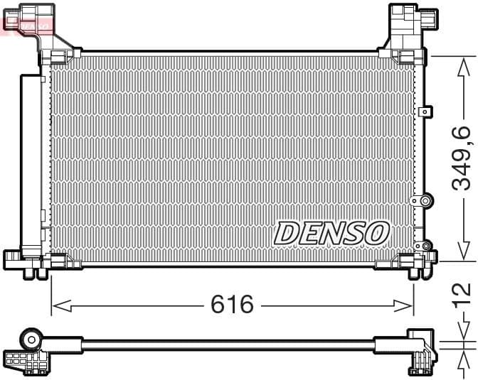 Condenser, air conditioning DCN50132
