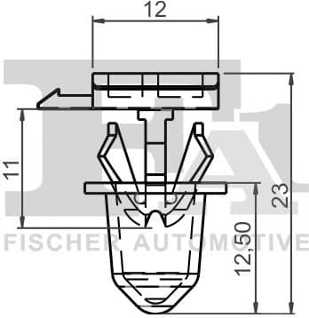 Clip, trim/protection strip 11-40115.5 - image 2
