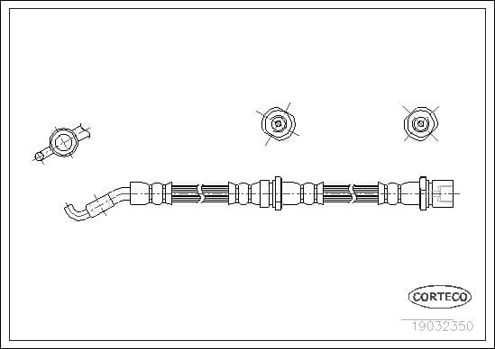 Brake Hose 19032350 - image 2